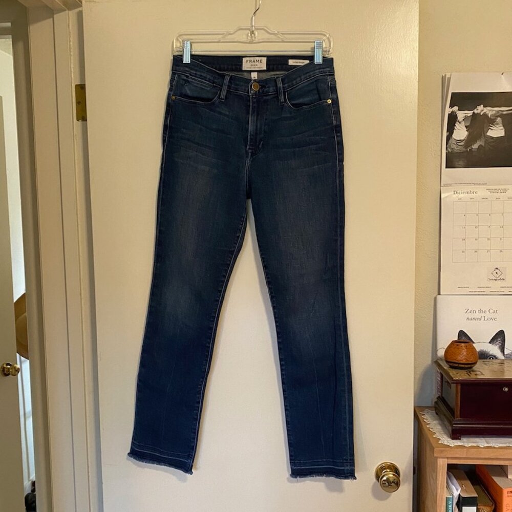 Frame Denim Jeans, Le High Straight, Woman's Size 28